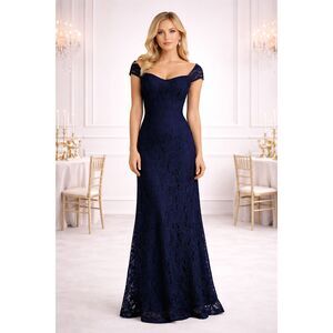 Lauren Ralph Lauren Evening Navy Dress Size 4